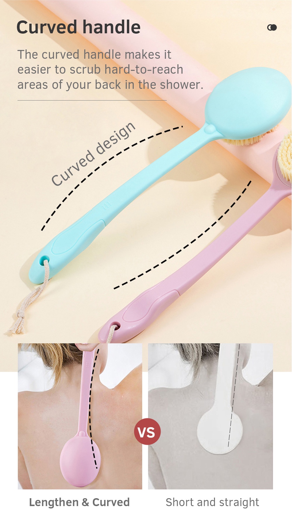 Long Handle Bath Brush-3